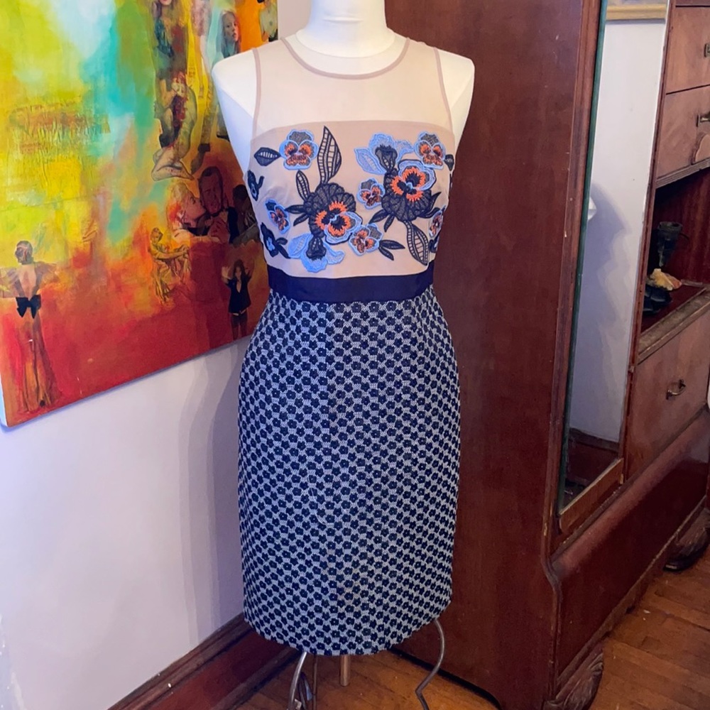 Embroidered Mesh Moulinette Soeurs Dress Size 4!